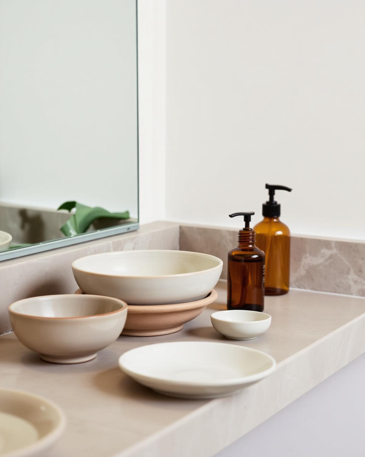 Materiales y producto del salón
